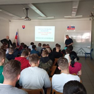 Prednáška v spolupráci s Okresným riaditeľstvom Policajného zboru v Dolnom Kubíne