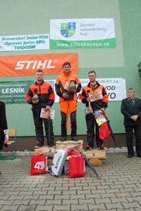 Drevorubač Junior 2016 Tvrdošín 