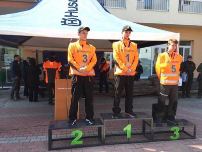 Drevorubačská súťaž Husqvarna Drevorubač Junior 2017 