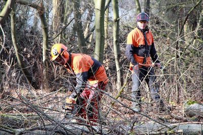 Naši chlapci pomáhajú pri revitalizácii Slanického ostrova 