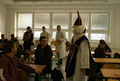 Návšteva svätého Mikuláša a jeho družiny 