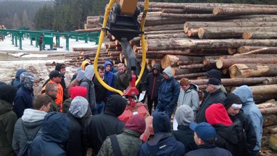 Odborná exkurzia manipulačno- expedičný sklad Oravská Lesná 