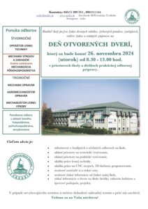 Deň otvorených dverí 2024