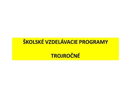 Stredná odborná škola lesnícka Tvrdošín