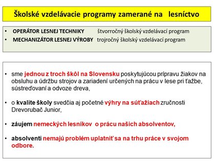 Stredná odborná škola lesnícka Tvrdošín