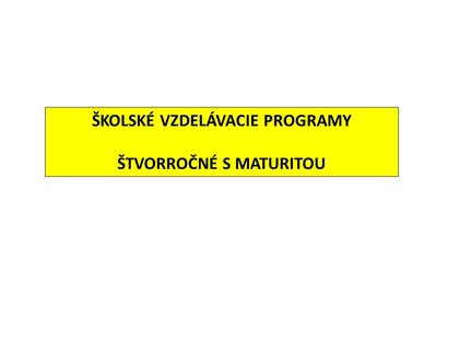 Stredná odborná škola lesnícka Tvrdošín